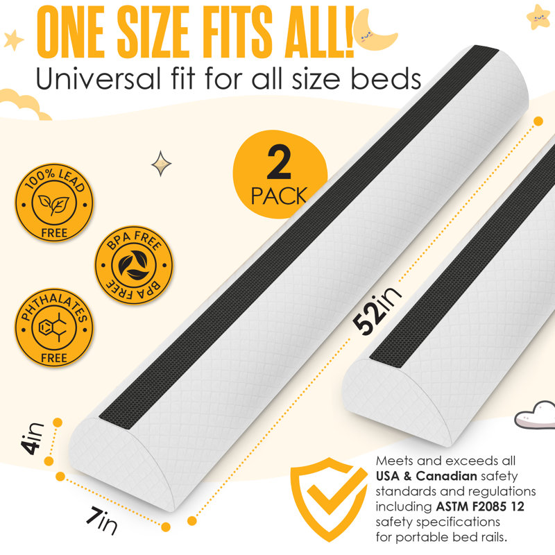 Portable beds for toddlers with rails sale